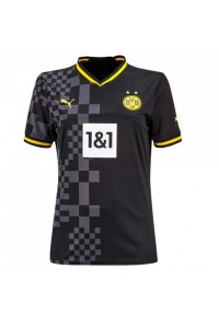 Borussia Dortmund Voetbaltruitje Uit tenue Dames 2022-23 Korte Mouw